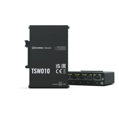 Teltonika Networks TSW010 DIN RAIL SWITCH